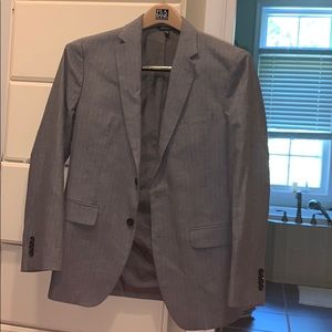 Grey banana republic suit jacket